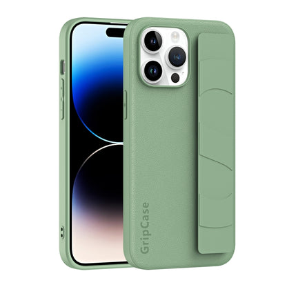 Skin Elastic Wrist Grip Back Cover Phone Case, For iPhone 15 Pro Max, For iPhone 14, For iPhone 15 Pro, For iPhone 14 Pro, For iPhone 14 Plus, For iPhone 15 Plus, For iPhone 14 Pro Max, For iPhone 15