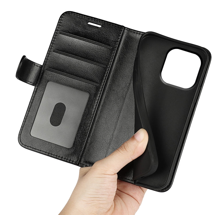 R64 Texture Horizontal Flip Leather Phone Case, For iPhone 15 Pro, For iPhone 15 Plus, For iPhone 15