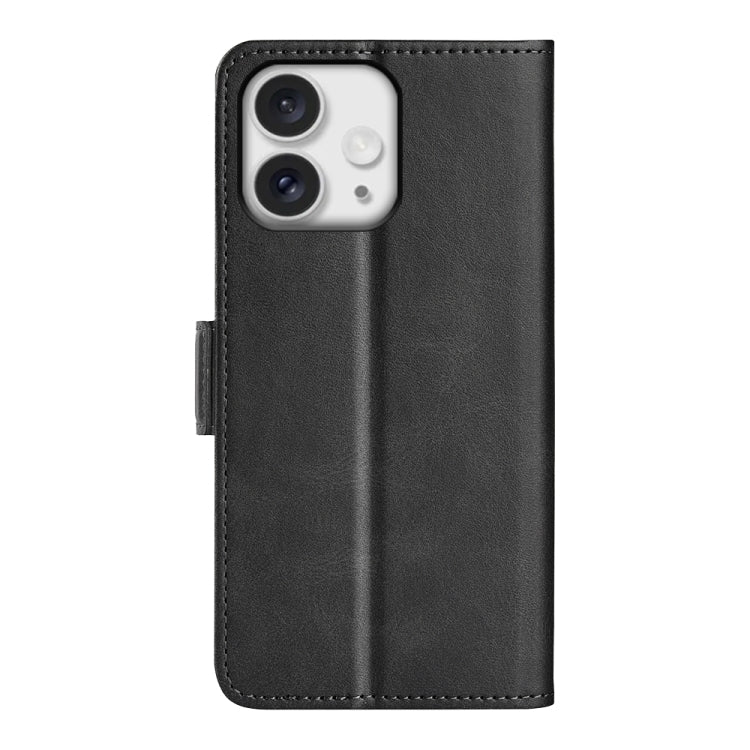 Dual-side Magnetic Buckle Horizontal Flip Leather Phone Case, For iPhone 16 Pro, For iPhone 16 Plus, For iPhone 16, For iPhone 16 Pro Max