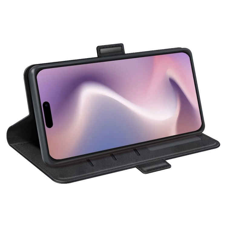 Dual-side Magnetic Buckle Horizontal Flip Leather Phone Case, For iPhone 16 Pro, For iPhone 16 Plus, For iPhone 16, For iPhone 16 Pro Max