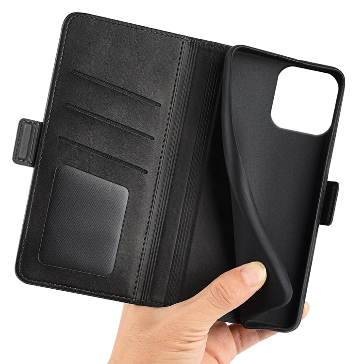 Dual-side Magnetic Buckle Horizontal Flip Leather Phone Case, For iPhone 16 Pro, For iPhone 16 Plus, For iPhone 16, For iPhone 16 Pro Max