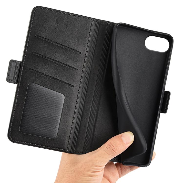 Dual-side Magnetic Buckle Horizontal Flip Leather Phone Case, For iPhone 16e, For iPhone 15 Pro Max, For iPhone 15 Pro, For iPhone 15 Plus
