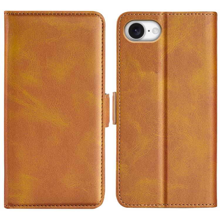 Dual-side Magnetic Buckle Horizontal Flip Leather Phone Case, For iPhone 16e, For iPhone 15 Pro Max, For iPhone 15 Pro, For iPhone 15 Plus