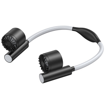 Long Life Twin-head Turbine Bladeless Neck Lazy Sports Fan