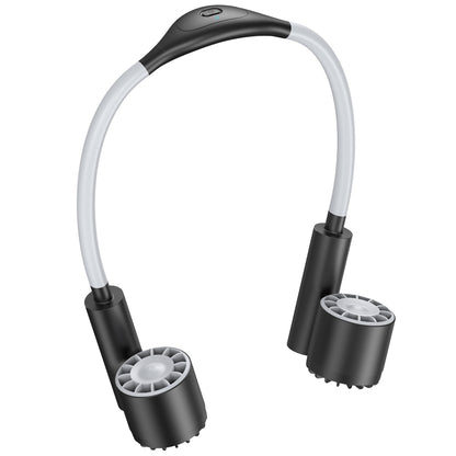 Long Life Twin-head Turbine Bladeless Neck Lazy Sports Fan