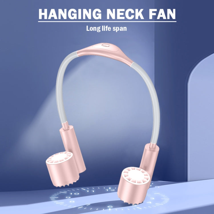 Long Life Twin-head Turbine Bladeless Neck Lazy Sports Fan