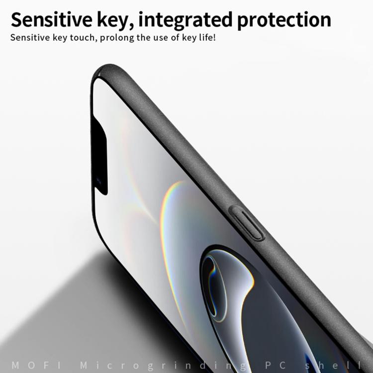 MOFI Fandun Series Frosted PC Ultra-thin All-inclusive Phone Case, For iPhone 16e, For iPhone 16 Pro Max, For iPhone 16 Pro, For iPhone 16 Plus, For iPhone 16, For iPhone 15 Pro Max, For iPhone 15 Pro, For iPhone 15 Plus, For iPhone 15