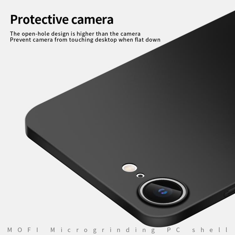 MOFI Frosted PC Ultra-thin Hard Phone Case, iPhone 16e, For iPhone 15 Pro Max, For iPhone 15 Pro, For iPhone 15 Plus