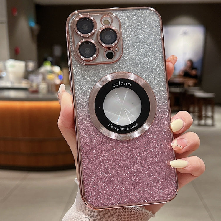Gradient Glitter Electroplating MagSafe TPU Phone Case, For iPhone 14, For iPhone 14 Pro, For iPhone 14 Pro Max