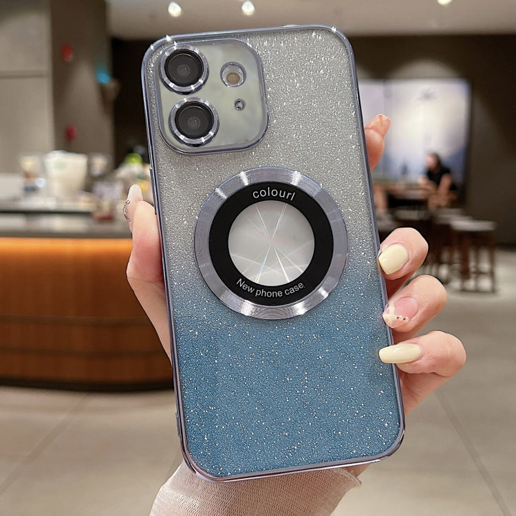Gradient Glitter Electroplating MagSafe TPU Phone Case, For iPhone 11 Pro Max, For iPhone 11, For iPhone 11 Pro