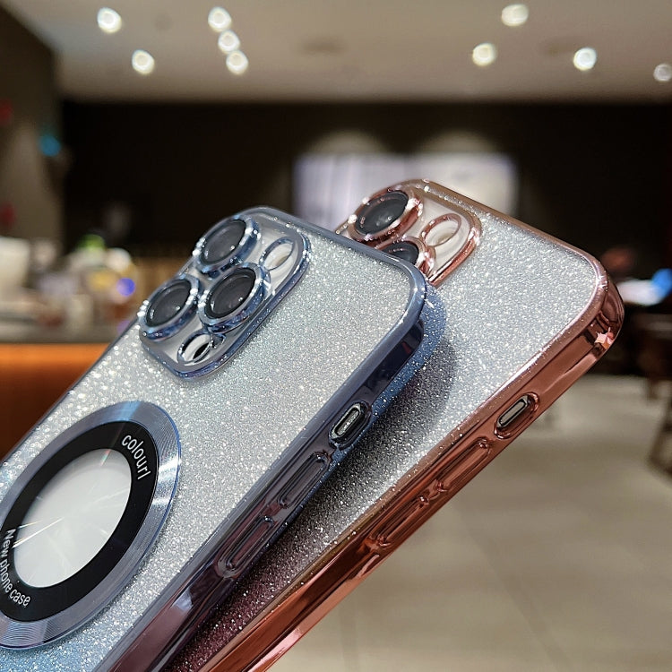 Gradient Glitter Electroplating MagSafe TPU Phone Case, For iPhone 11 Pro Max, For iPhone 11, For iPhone 11 Pro