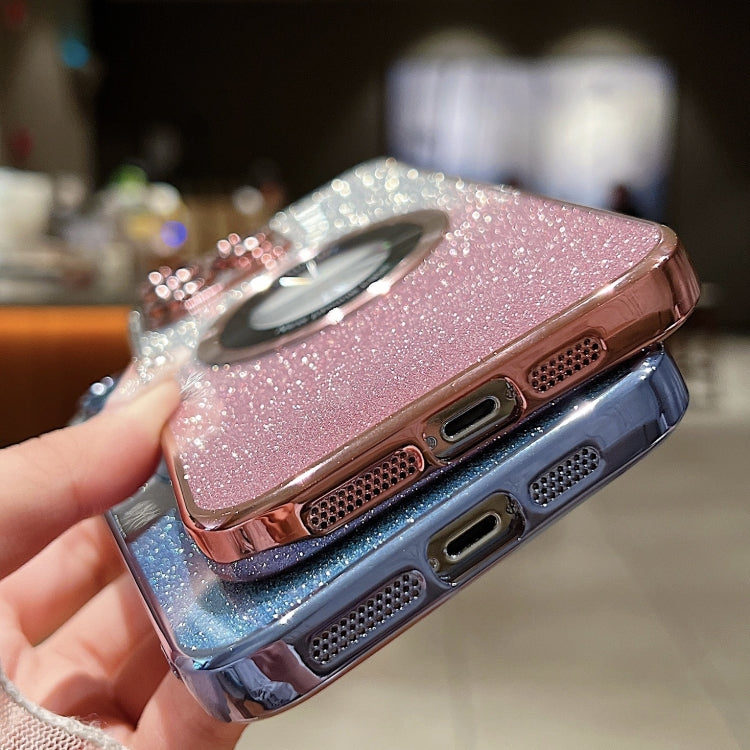 Gradient Glitter Electroplating MagSafe TPU Phone Case, For iPhone 14, For iPhone 14 Pro, For iPhone 14 Pro Max