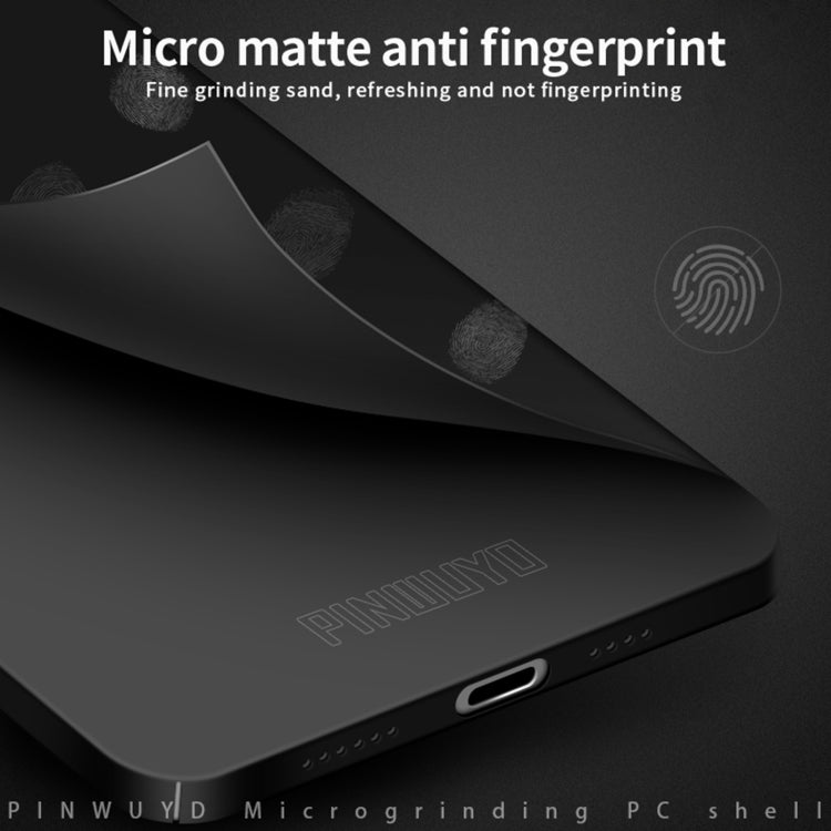 PINWUYO Micro-Frosted PC Ultra-thin Hard Phone Case with Magsafe Magnetic Ring, For iPhone 15 Pro Max, For iPhone 15 Pro, For iPhone 15 Plus, For iPhone 15
