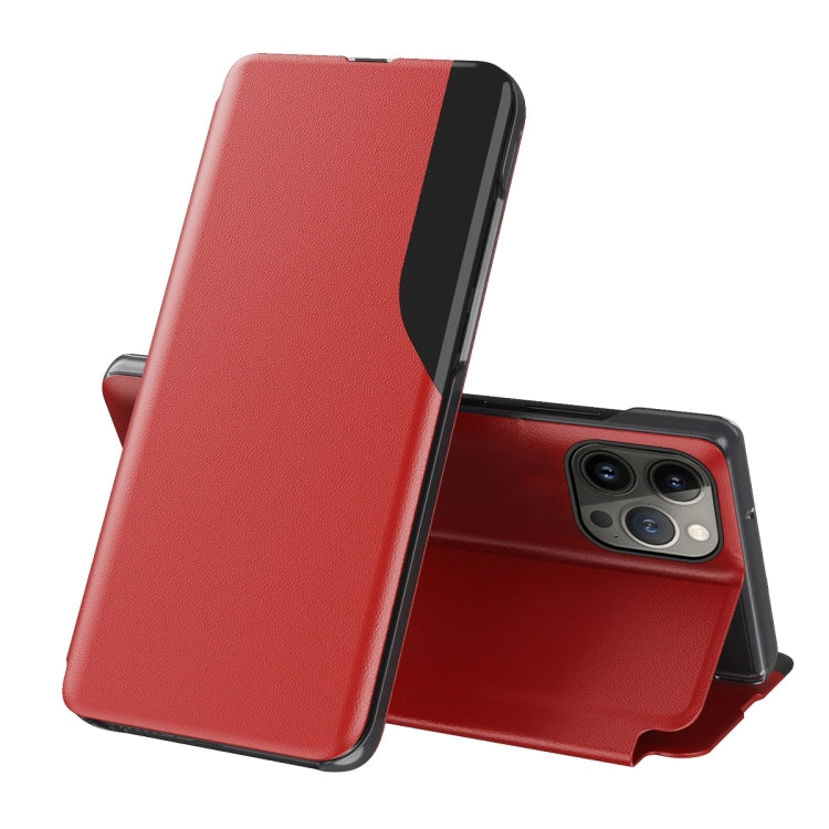 Side Display Flip Leather Phone Case, For iPhone 17 Pro Max, For iPhone 17 Pro, For iPhone 17, For iPhone 17 Air, For iPhone 16e, For iPhone 16 Pro Max, For iPhone 16 Pro, For iPhone 16 Plus