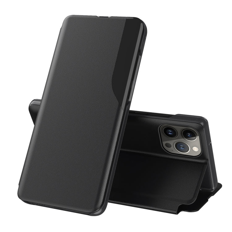 Side Display Flip Leather Phone Case, For iPhone 17 Pro Max, For iPhone 17 Pro, For iPhone 17, For iPhone 17 Air, For iPhone 16e, For iPhone 16 Pro Max, For iPhone 16 Pro, For iPhone 16 Plus