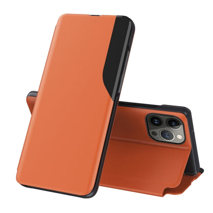 Side Display Flip Leather Phone Case, For iPhone 17 Pro Max, For iPhone 17 Pro, For iPhone 17, For iPhone 17 Air, For iPhone 16e, For iPhone 16 Pro Max, For iPhone 16 Pro, For iPhone 16 Plus