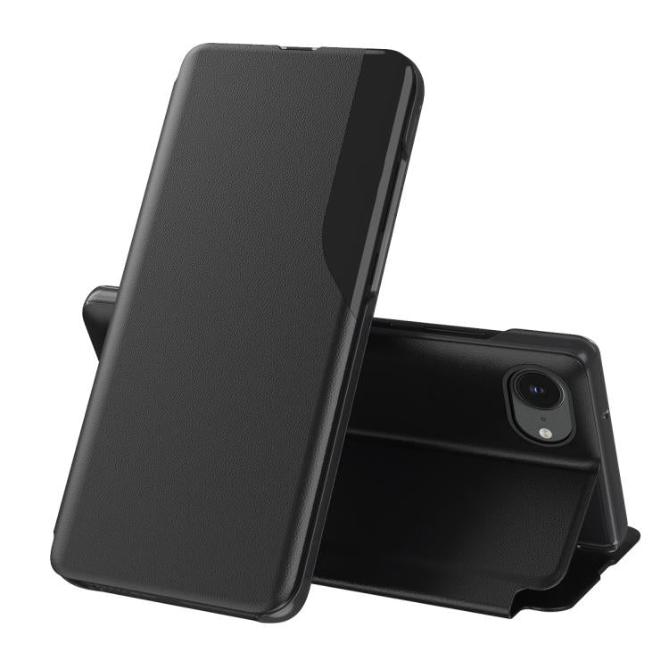 Side Display Flip Leather Phone Case, For iPhone 17 Pro Max, For iPhone 17 Pro, For iPhone 17, For iPhone 17 Air, For iPhone 16e, For iPhone 16 Pro Max, For iPhone 16 Pro, For iPhone 16 Plus