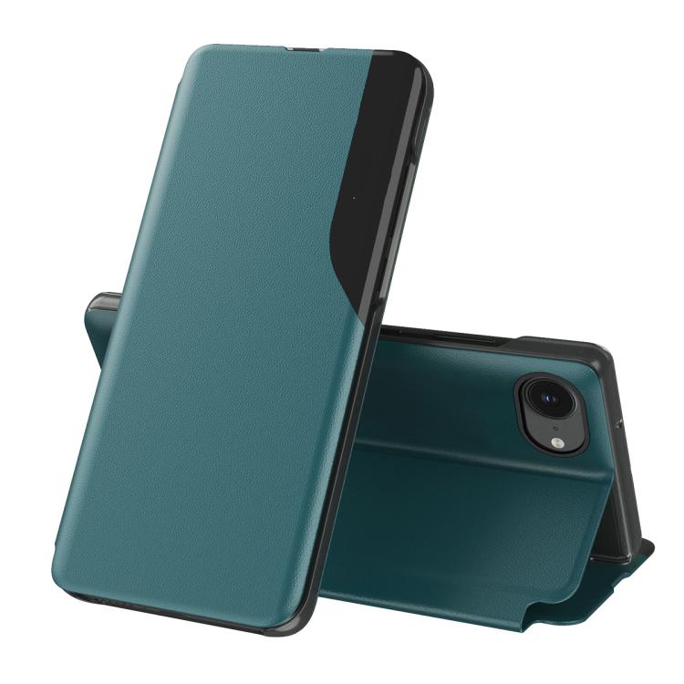 Side Display Flip Leather Phone Case, For iPhone 17 Pro Max, For iPhone 17 Pro, For iPhone 17, For iPhone 17 Air, For iPhone 16e, For iPhone 16 Pro Max, For iPhone 16 Pro, For iPhone 16 Plus