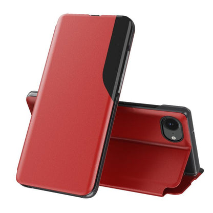 Side Display Flip Leather Phone Case, For iPhone 17 Pro Max, For iPhone 17 Pro, For iPhone 17, For iPhone 17 Air, For iPhone 16e, For iPhone 16 Pro Max, For iPhone 16 Pro, For iPhone 16 Plus