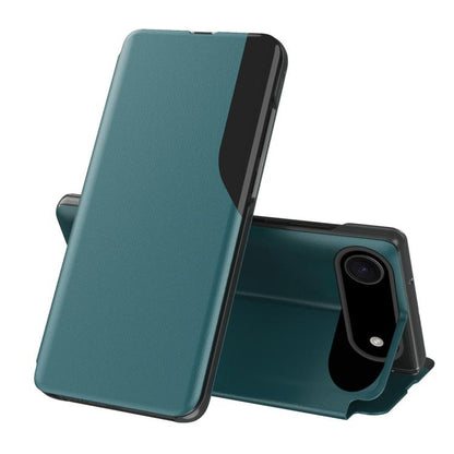 Side Display Flip Leather Phone Case, For iPhone 17 Pro Max, For iPhone 17 Pro, For iPhone 17, For iPhone 17 Air, For iPhone 16e, For iPhone 16 Pro Max, For iPhone 16 Pro, For iPhone 16 Plus