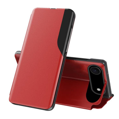 Side Display Flip Leather Phone Case, For iPhone 17 Pro Max, For iPhone 17 Pro, For iPhone 17, For iPhone 17 Air, For iPhone 16e, For iPhone 16 Pro Max, For iPhone 16 Pro, For iPhone 16 Plus