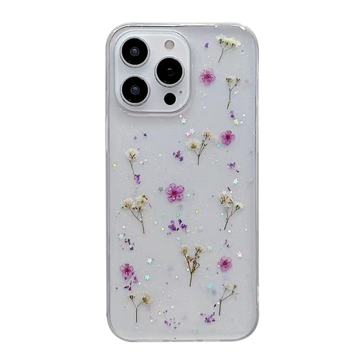 جراب هاتف واقي من مادة TPU بنقشة زهور الجبسوفيلا، مناسب لأجهزة iPhone 16e وiPhone 16 Pro Max وiPhone 16 Pro وiPhone 16 Plus وiPhone 16 وiPhone 15 Pro Max