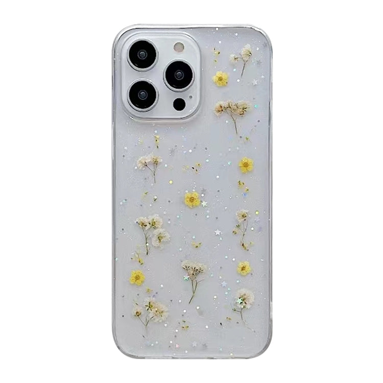 جراب هاتف واقي من مادة TPU بنقشة زهور الجبسوفيلا، مناسب لأجهزة iPhone 16e وiPhone 16 Pro Max وiPhone 16 Pro وiPhone 16 Plus وiPhone 16 وiPhone 15 Pro Max