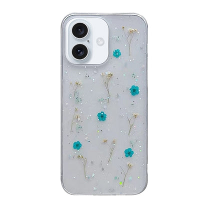 جراب هاتف واقي من مادة TPU بنقشة زهور الجبسوفيلا، مناسب لأجهزة iPhone 16e وiPhone 16 Pro Max وiPhone 16 Pro وiPhone 16 Plus وiPhone 16 وiPhone 15 Pro Max