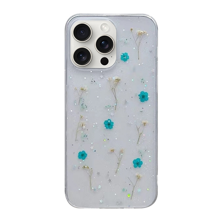 جراب هاتف واقي من مادة TPU بنقشة زهور الجبسوفيلا، مناسب لأجهزة iPhone 16e وiPhone 16 Pro Max وiPhone 16 Pro وiPhone 16 Plus وiPhone 16 وiPhone 15 Pro Max