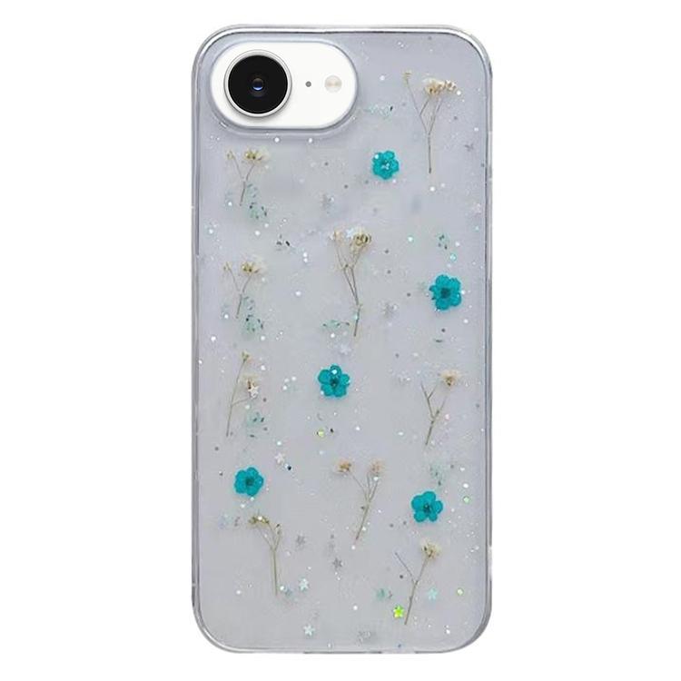 جراب هاتف واقي من مادة TPU بنقشة زهور الجبسوفيلا، مناسب لأجهزة iPhone 16e وiPhone 16 Pro Max وiPhone 16 Pro وiPhone 16 Plus وiPhone 16 وiPhone 15 Pro Max