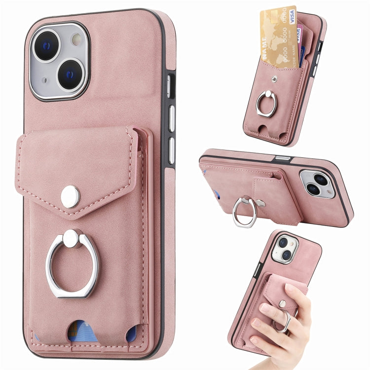 جراب هاتف من الجلد المطلي بالكهرباء مع حلقة للبطاقات، مناسب لأجهزة iPhone 15 Pro Max وiPhone 15 Plus وiPhone 15 Pro وiPhone 15 وiPhone 14 Pro وiPhone 14 Pro Max