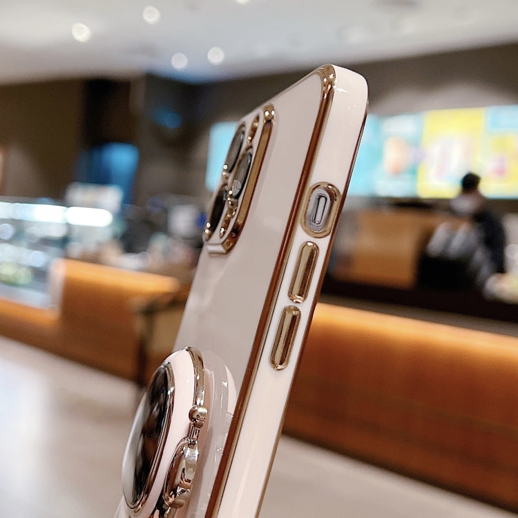 Electroplating Astronaut Holder Phone Case, For iPhone 16 Pro Max, For iPhone 16 Pro, For iPhone 16 Plus, For iPhone 16