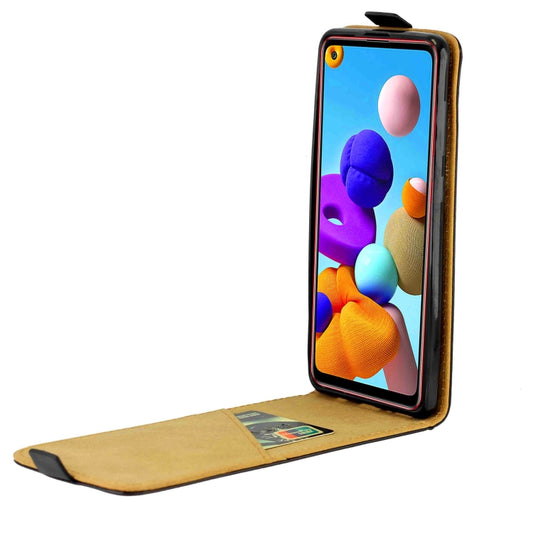 جراب هاتف جلدي عمودي قابل للطي مع فتحة بطاقة، مناسب لأجهزة iPhone 16e وiPhone 16 Pro Max وiPhone 16 Pro وiPhone 16 Plus وiPhone 16 وiPhone 15 Pro Max وiPhone 15 Pro وiPhone 15 Plus وiPhone 15