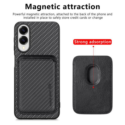 Carbon Fiber Leather Card Magsafe Phone Case, For iPhone 16e, For iPhone 16 Pro Max, For iPhone 16 Pro, For iPhone 16 Plus