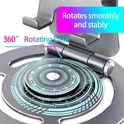 G62 Portable Folding 360-Degree Rotating Desktop Phone Holder