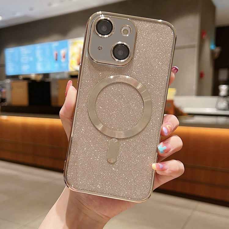 Glitter Electroplating MagSafe TPU Phone Case, For iPhone 15 Plus, For iPhone 15, For iPhone 14 Plus, For iPhone 14, For iPhone 14 Pro, For iPhone 14 Pro Max