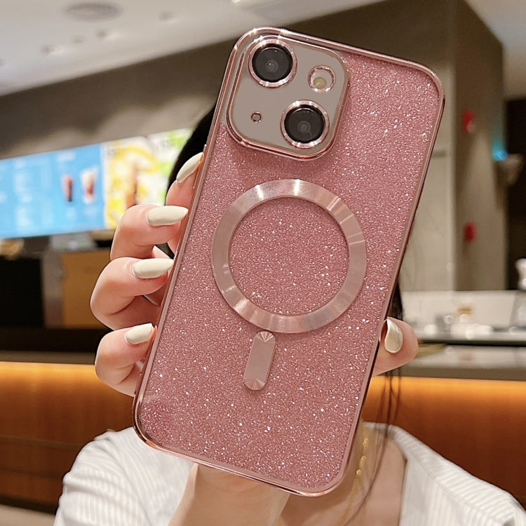 Glitter Electroplating MagSafe TPU Phone Case, For iPhone 15 Plus, For iPhone 15, For iPhone 14 Plus, For iPhone 14, For iPhone 14 Pro, For iPhone 14 Pro Max