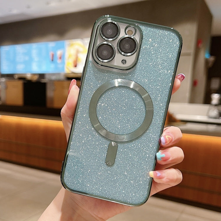 Glitter Electroplating MagSafe TPU Phone Case, For iPhone 11 Pro Max, For iPhone 11, For iPhone 11 Pro, For iPhone XR, For iPhone XS Max, For iPhone SE 2022 / 7 / 8