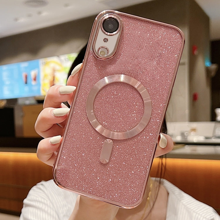 Glitter Electroplating MagSafe TPU Phone Case, For iPhone 11 Pro Max, For iPhone 11, For iPhone 11 Pro, For iPhone XR, For iPhone XS Max, For iPhone SE 2022 / 7 / 8