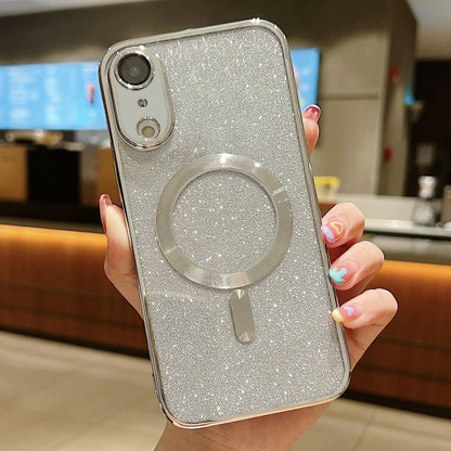 Glitter Electroplating MagSafe TPU Phone Case, For iPhone 11 Pro Max, For iPhone 11, For iPhone 11 Pro, For iPhone XR, For iPhone XS Max, For iPhone SE 2022 / 7 / 8