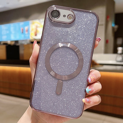 Glitter Electroplating MagSafe TPU Phone Case, For iPhone 11 Pro Max, For iPhone 11, For iPhone 11 Pro, For iPhone XR, For iPhone XS Max, For iPhone SE 2022 / 7 / 8