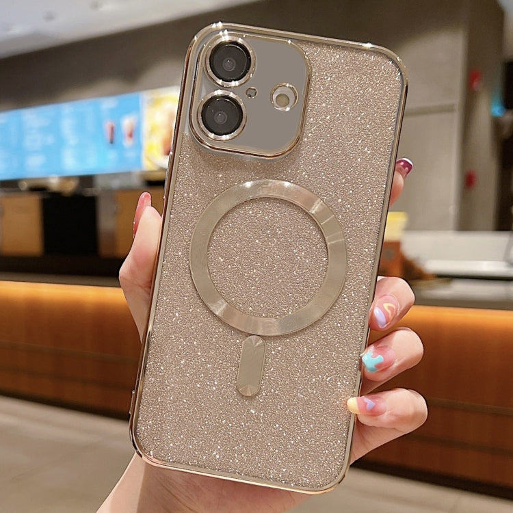 Glitter Electroplating MagSafe TPU Phone Case, For iPhone 16 Pro Max, For iPhone 16 Pro, For iPhone 16 Plus, For iPhone 16, For iPhone 15 Pro Max, For iPhone 15 Pro