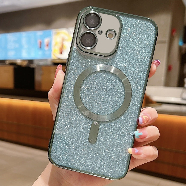 Glitter Electroplating MagSafe TPU Phone Case, For iPhone 16 Pro Max, For iPhone 16 Pro, For iPhone 16 Plus, For iPhone 16, For iPhone 15 Pro Max, For iPhone 15 Pro