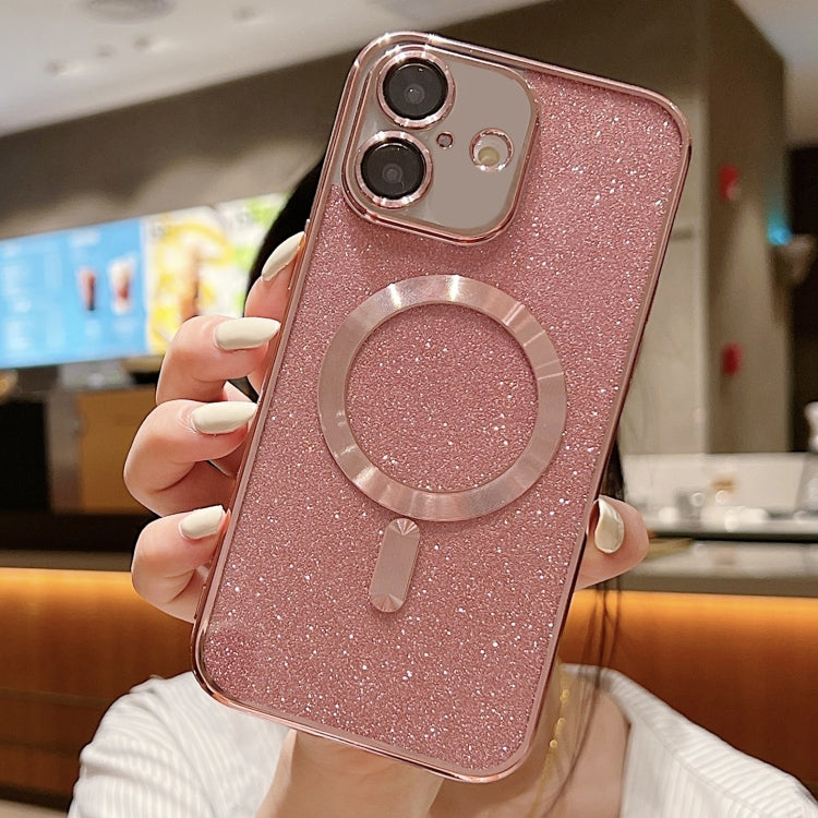 Glitter Electroplating MagSafe TPU Phone Case, For iPhone 16 Pro Max, For iPhone 16 Pro, For iPhone 16 Plus, For iPhone 16, For iPhone 15 Pro Max, For iPhone 15 Pro