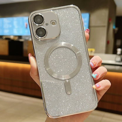 Glitter Electroplating MagSafe TPU Phone Case, For iPhone 16 Pro Max, For iPhone 16 Pro, For iPhone 16 Plus, For iPhone 16, For iPhone 15 Pro Max, For iPhone 15 Pro