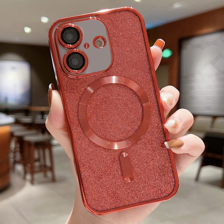 Glitter Electroplating MagSafe TPU Phone Case, For iPhone 16 Pro Max, For iPhone 16 Pro, For iPhone 16 Plus, For iPhone 16, For iPhone 15 Pro Max, For iPhone 15 Pro