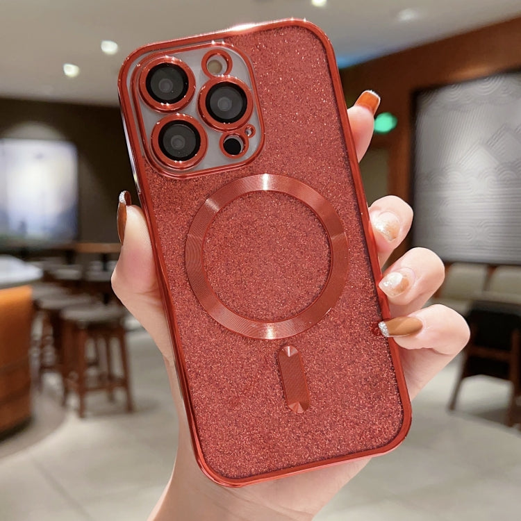 Glitter Electroplating MagSafe TPU Phone Case, For iPhone 16 Pro Max, For iPhone 16 Pro, For iPhone 16 Plus, For iPhone 16, For iPhone 15 Pro Max, For iPhone 15 Pro