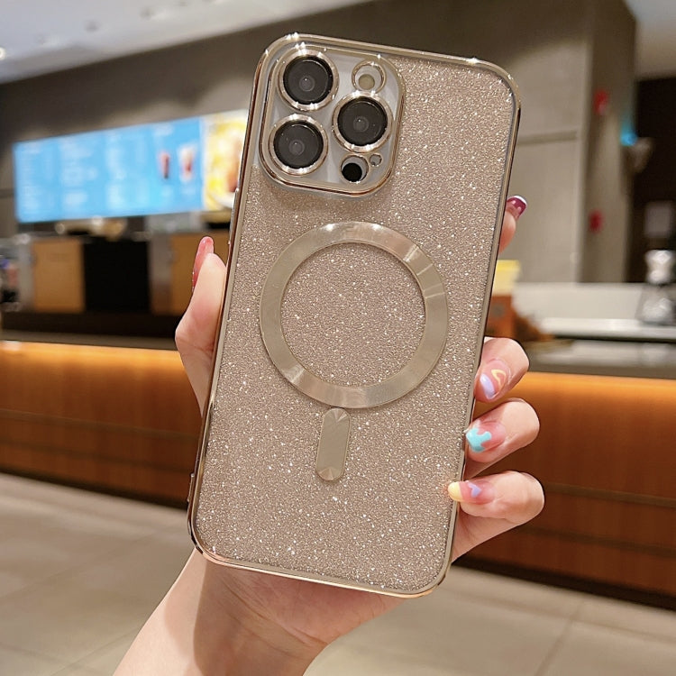 Glitter Electroplating MagSafe TPU Phone Case, For iPhone 16 Pro Max, For iPhone 16 Pro, For iPhone 16 Plus, For iPhone 16, For iPhone 15 Pro Max, For iPhone 15 Pro