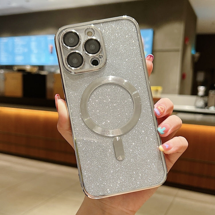 Glitter Electroplating MagSafe TPU Phone Case, For iPhone 16 Pro Max, For iPhone 16 Pro, For iPhone 16 Plus, For iPhone 16, For iPhone 15 Pro Max, For iPhone 15 Pro