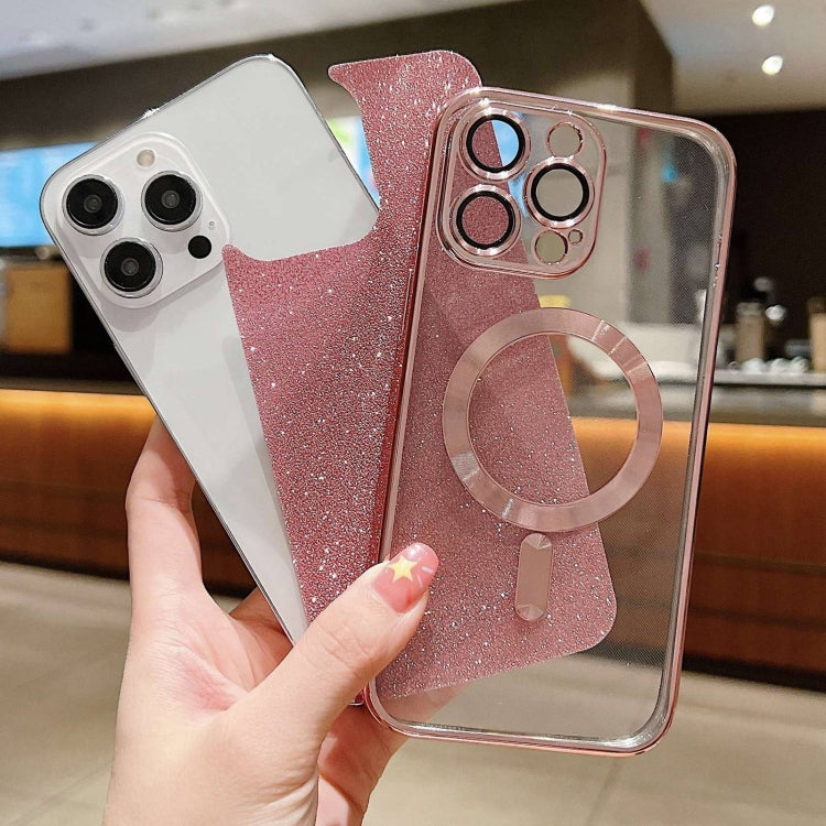 Glitter Electroplating MagSafe TPU Phone Case, For iPhone 16 Pro Max, For iPhone 16 Pro, For iPhone 16 Plus, For iPhone 16, For iPhone 15 Pro Max, For iPhone 15 Pro